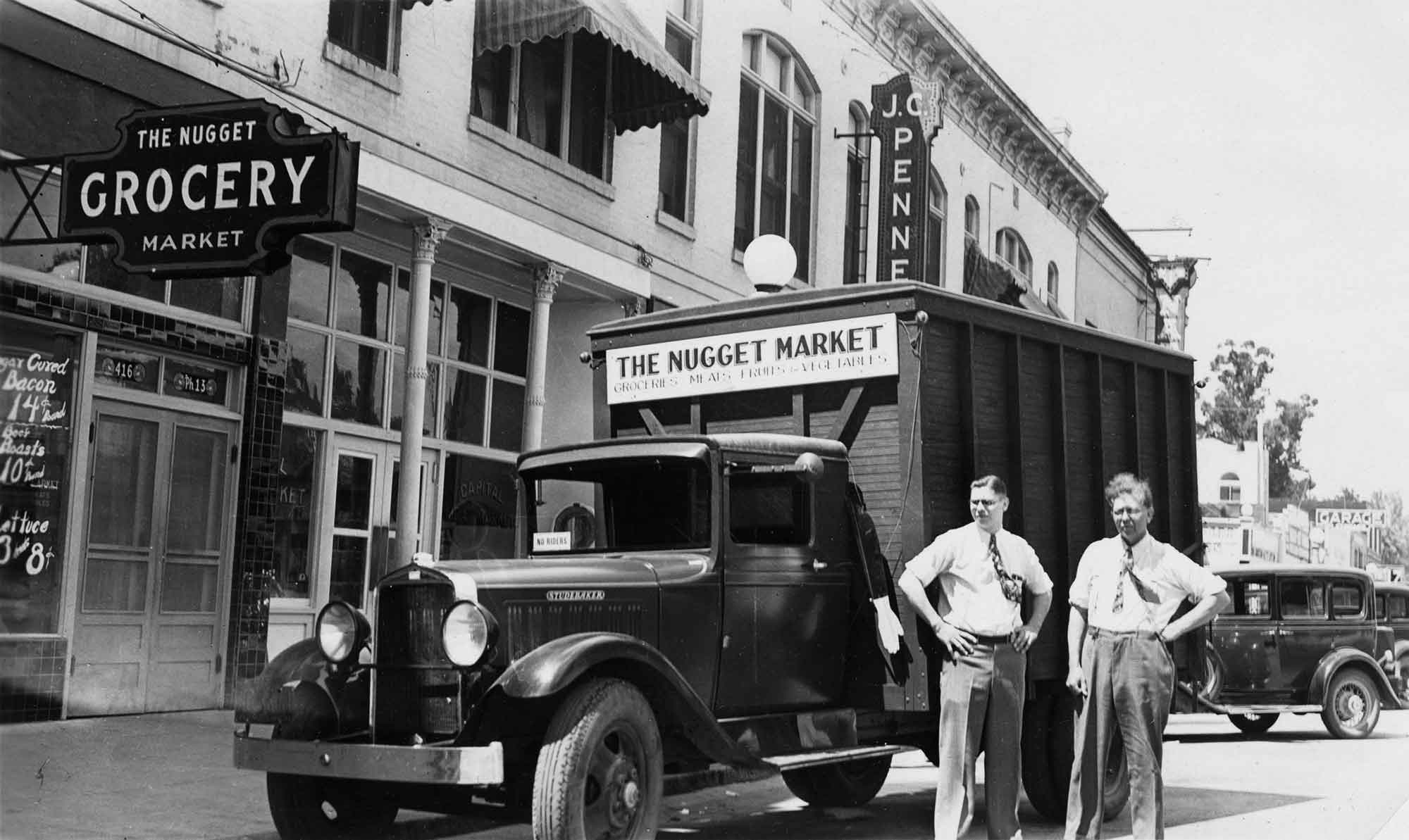 Nugget Markets Mack and William Stille circa 1926