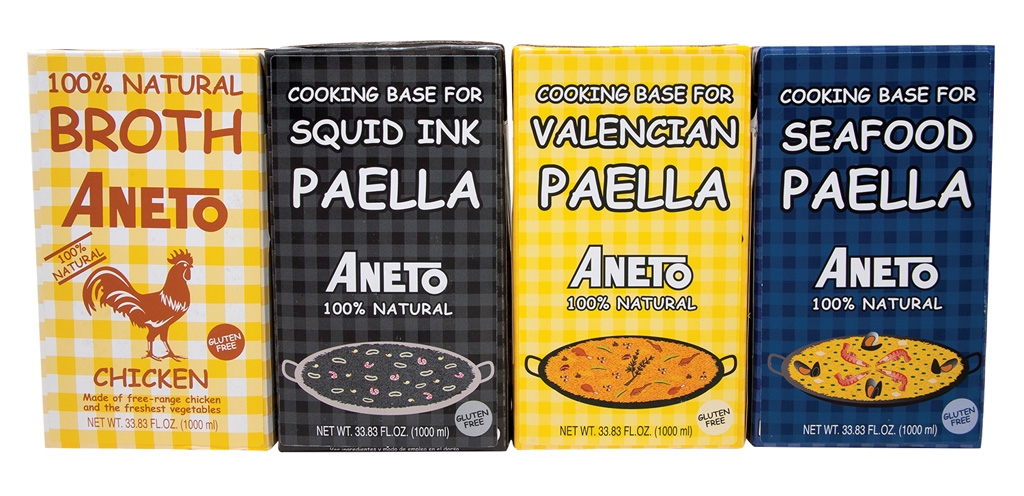  Aneto’s 100% natural cooking bases