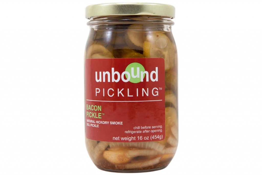 Unbound Pickling hickory-smoked pickles