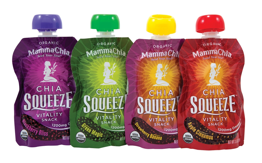 Mamma Chia’s Chia Squeeze Vitality Snacks 