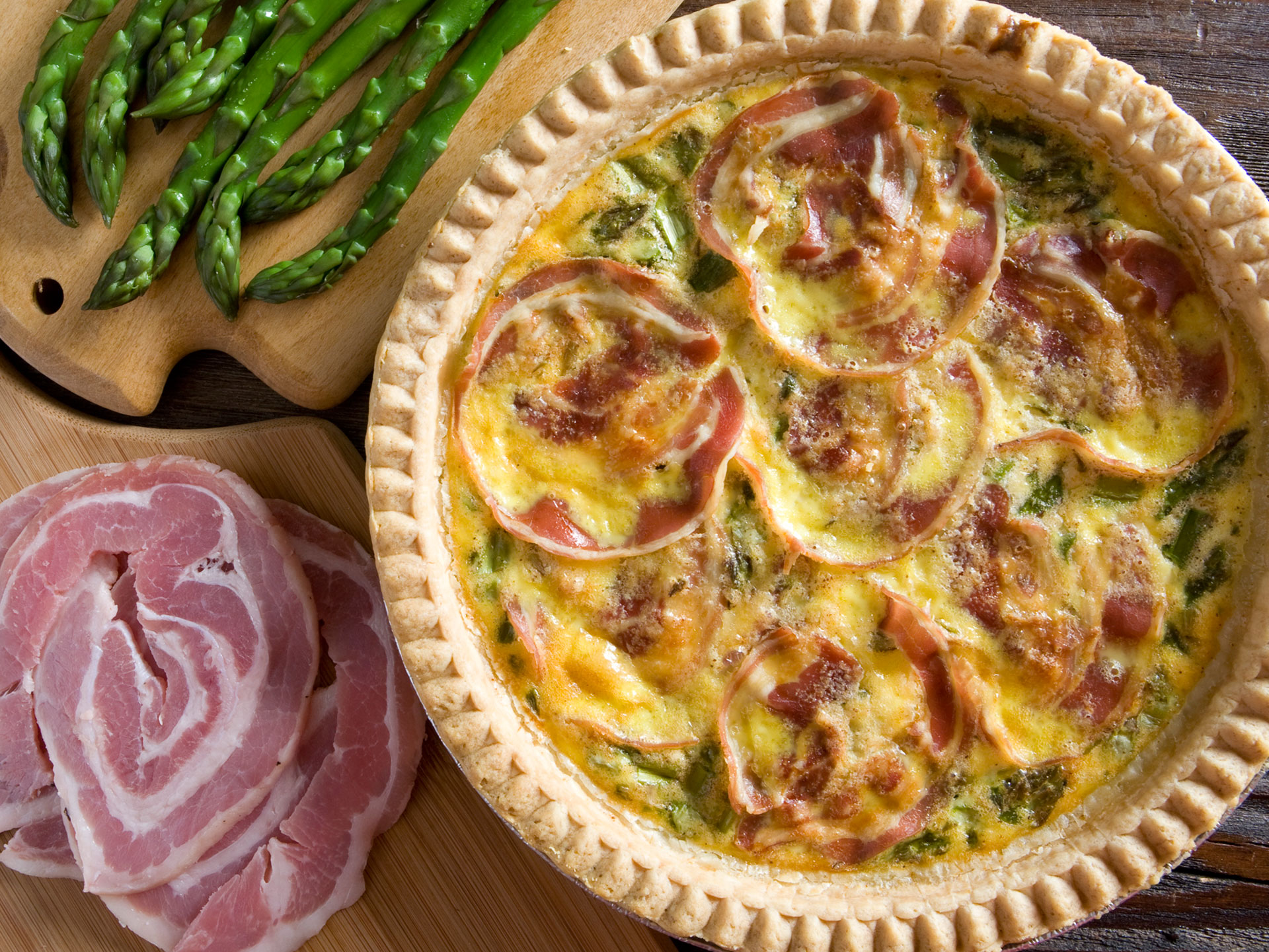 Chef prepared quiche