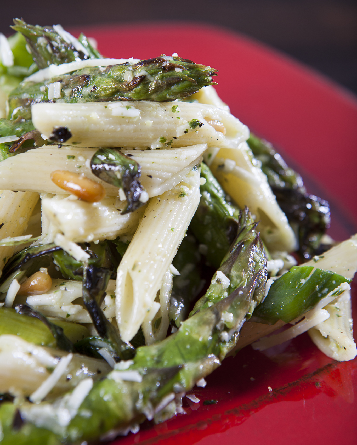 Grilled Asparagus and Pasta Salad