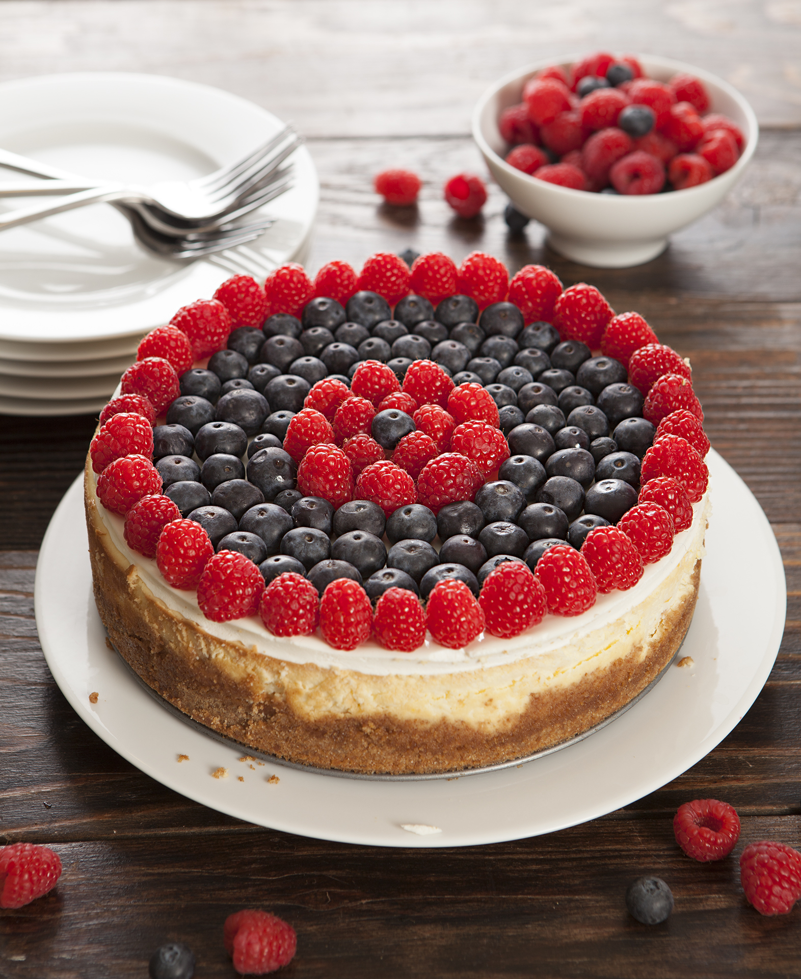Red, White and Blue Cheesecake Pistil