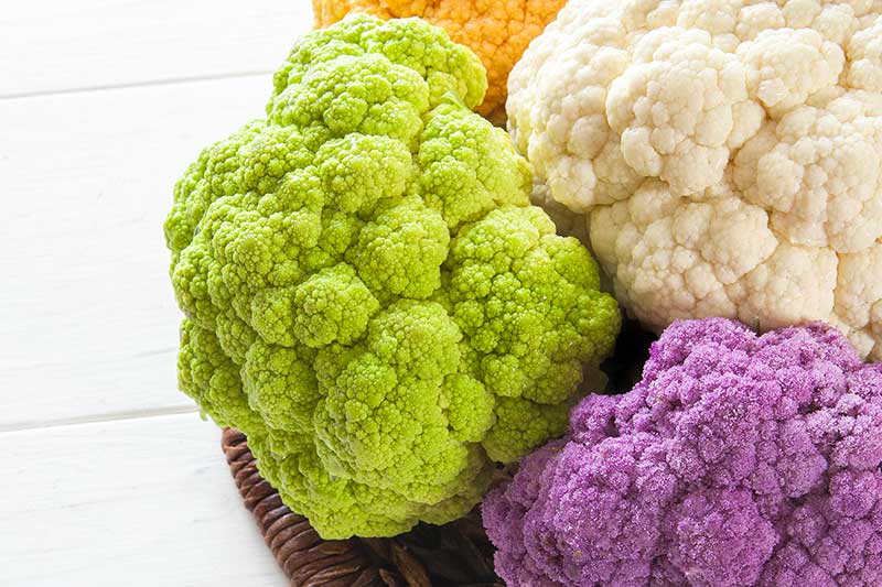 colored cauliflower