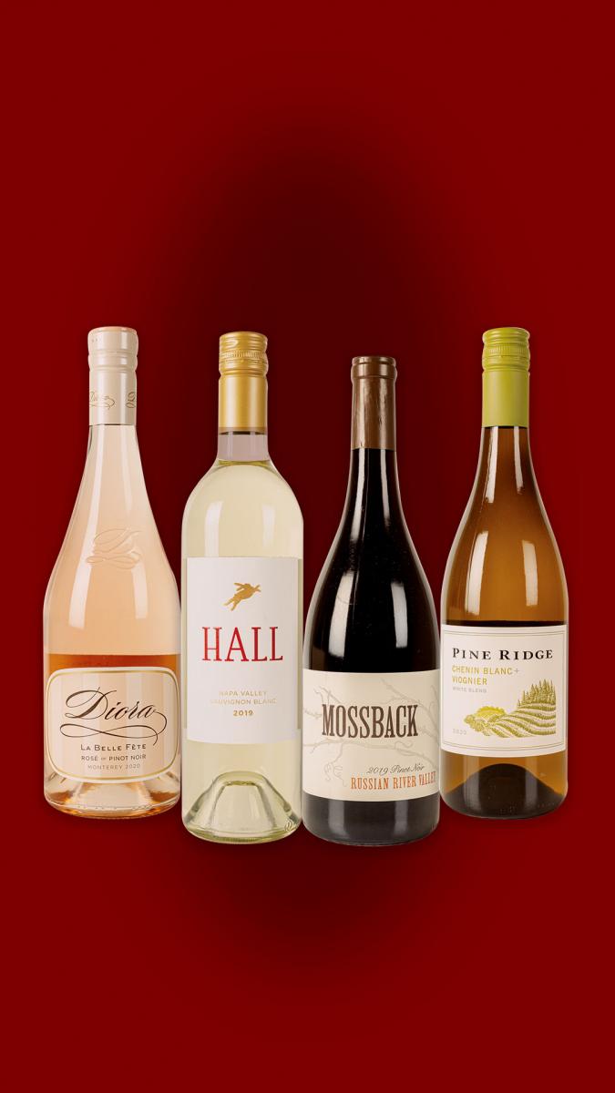 four bottles of wine Nugget Markets Image