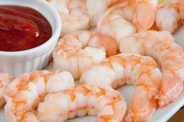 Shrimp with cocktail Sauce