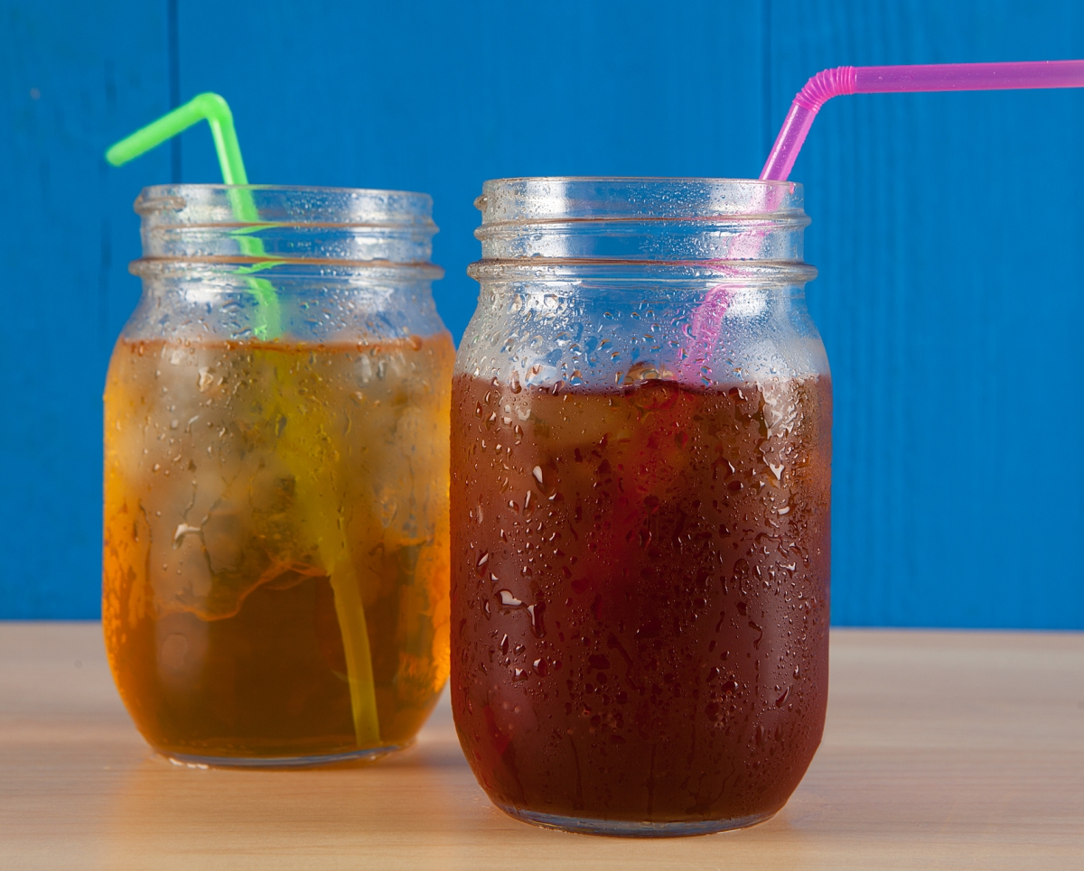 Iced tea in glass