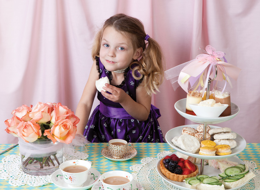 *DO eat lovely tea sandwiches with your fingers.