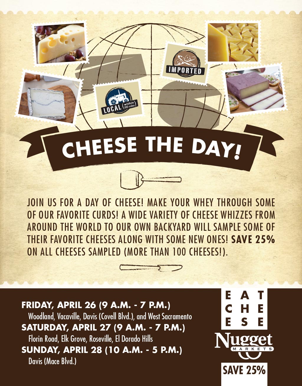 Nugget Markets Cheese The Day 2013 Flyer