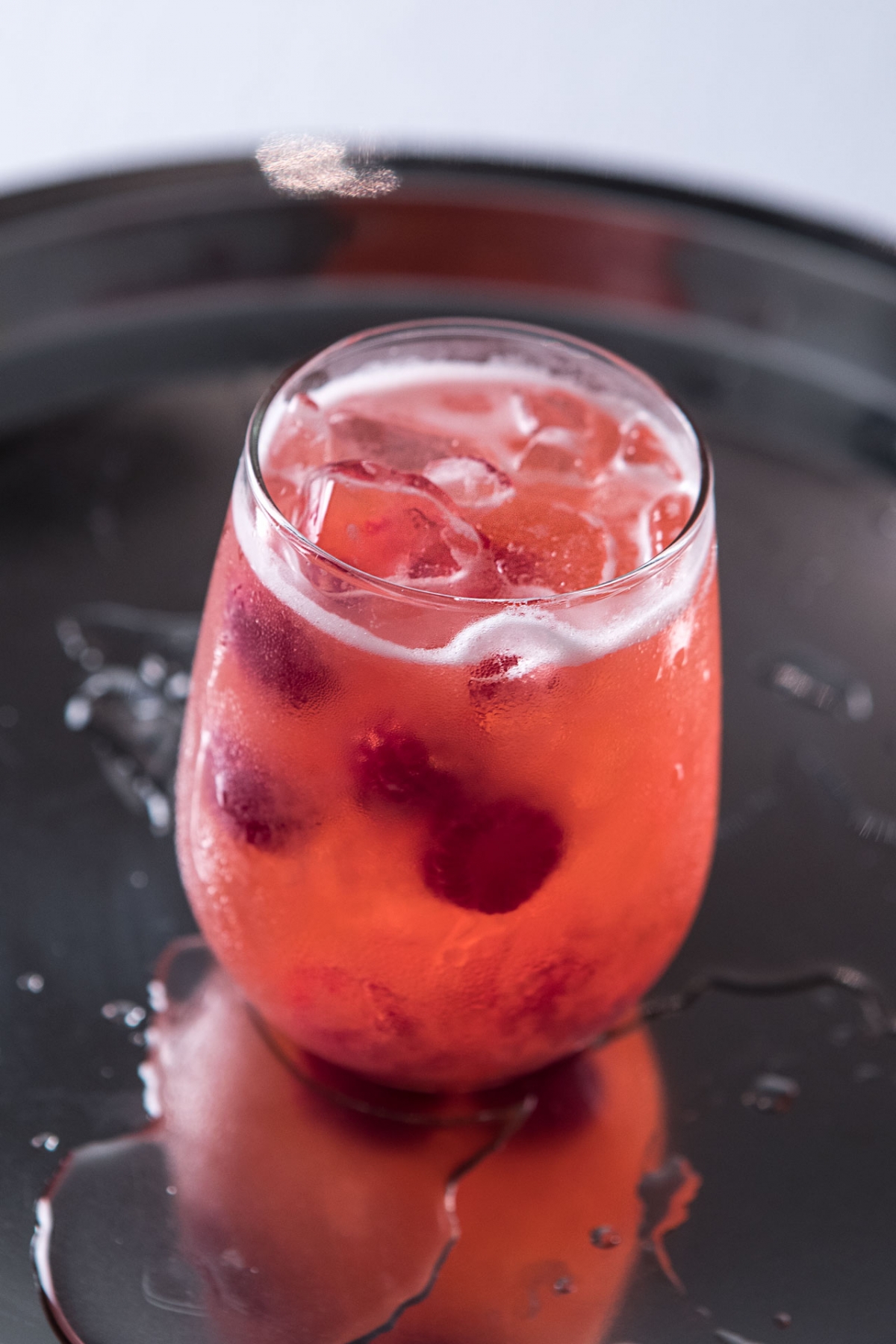 Meyer Lemon Raspberry Cocktail