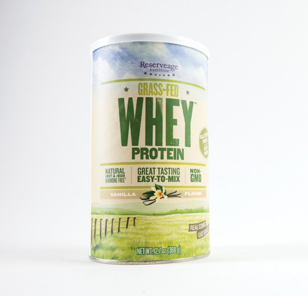 Reserveage’s grass-fed whey protein powder