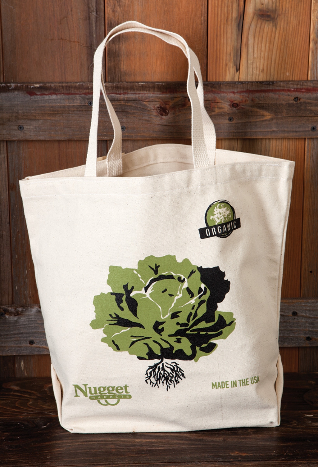Nugget Markets reusable canvas grocery bags Nugget Markets Image