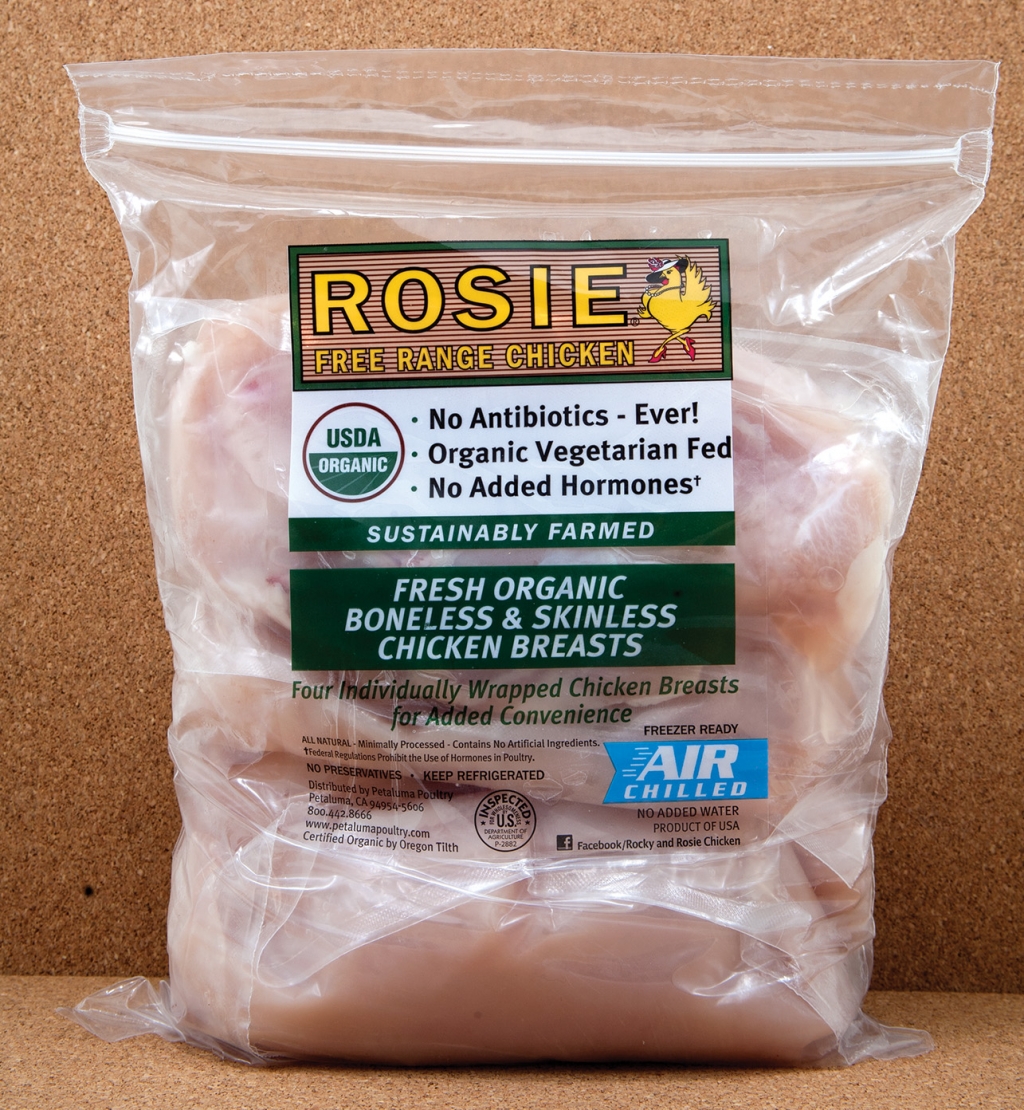 New Rosie Organic Chicken Fresh for the Freezer