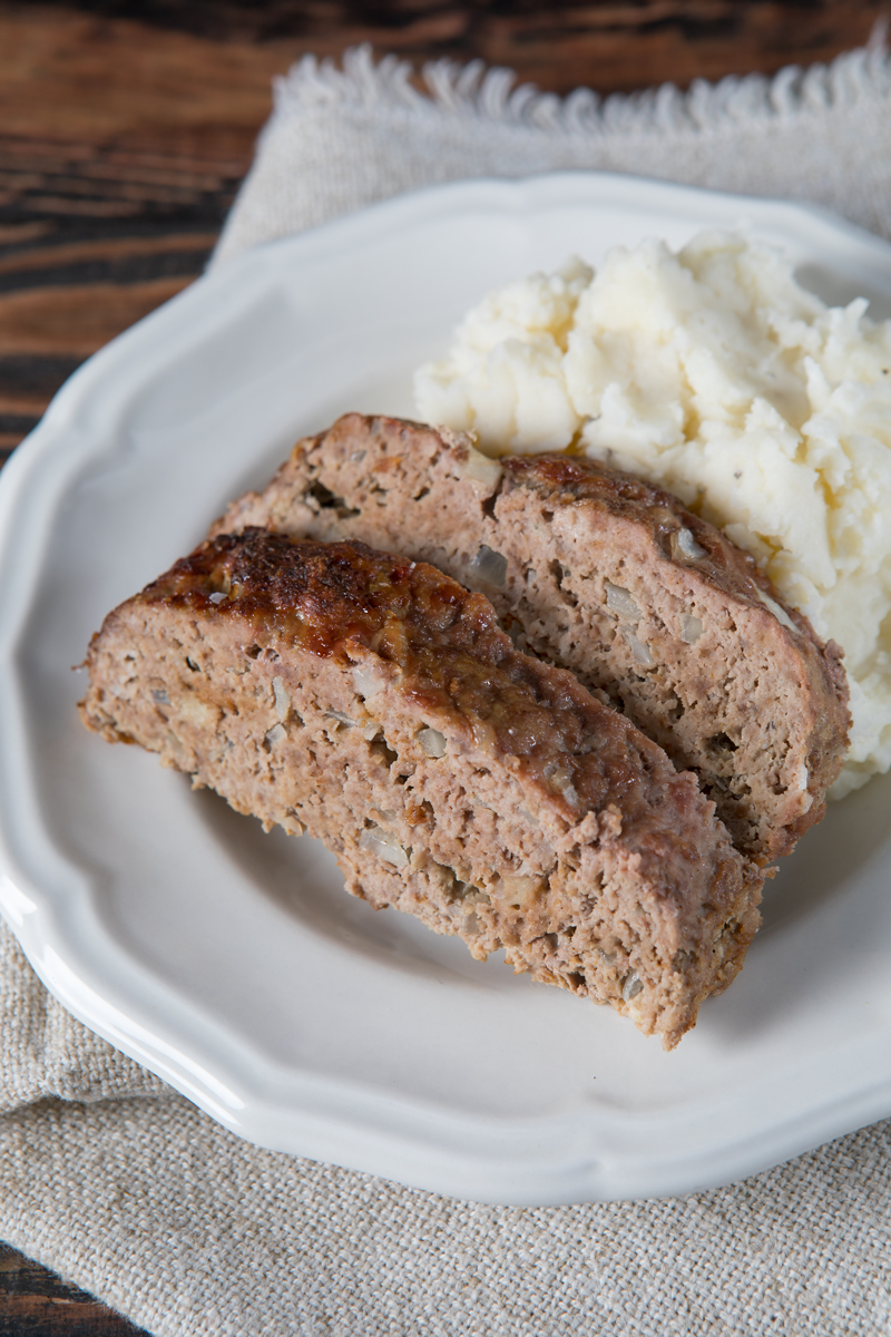 meatloaf on a plate