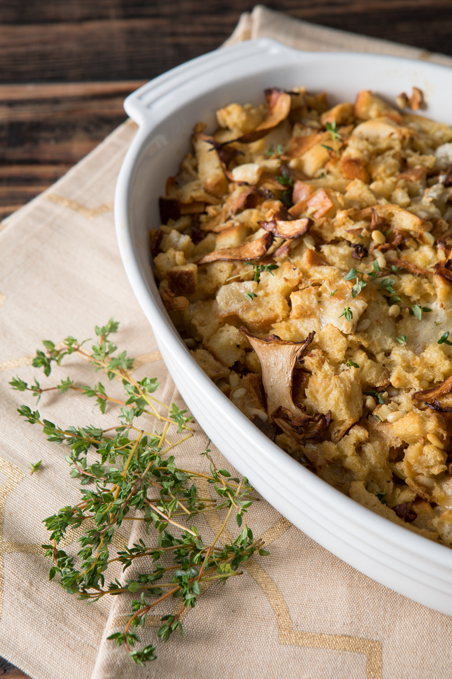 chanterelle mushroom and brie stuffing