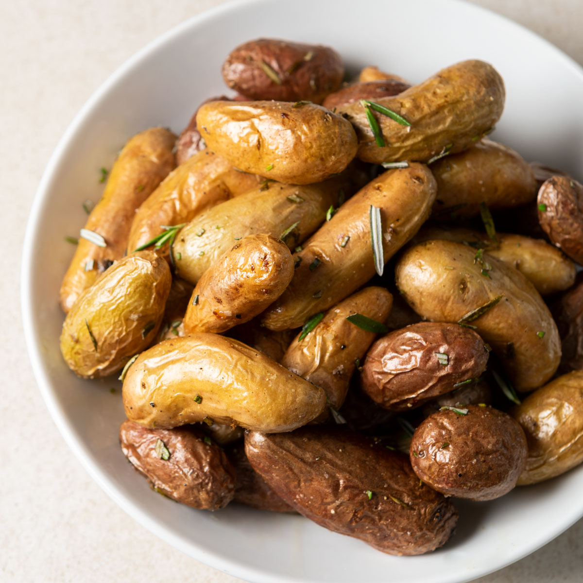 pan-roasted fingerling potatoes