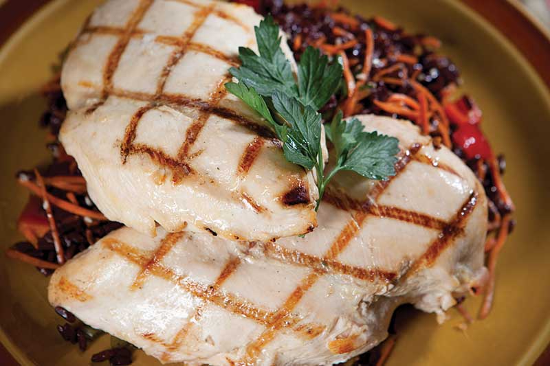 grilled chicken breasts