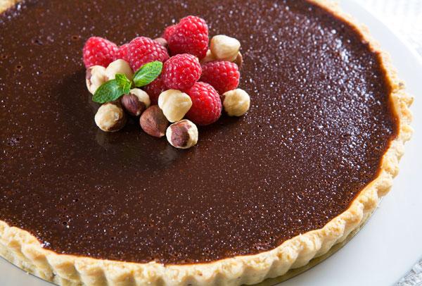 Hazelnut Chocolate Tart